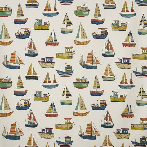Prestigious Textiles Beachcomber Fabrics Boat Club Fabric - Antique - 5034/106 - Image 1
