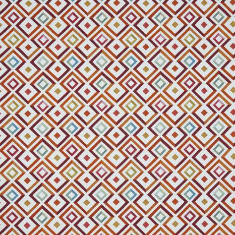 Prestigious Textiles Abstract Fabrics Stencil Fabric - Auburn - 8685/337 - Image 1