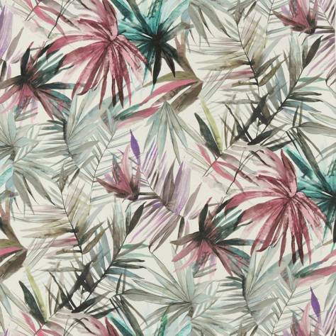 Prestigious Textiles Maui Fabrics Waikiki Fabric - Hibiscus - 8705/264 - Image 1