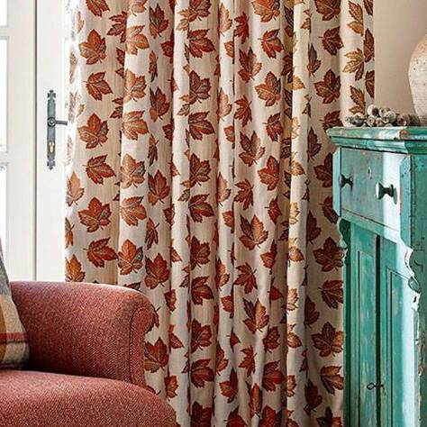 Sanderson Elysian Fabrics Flannery Fabric - Briarwood/Cream - DYSI236727 - Image 3