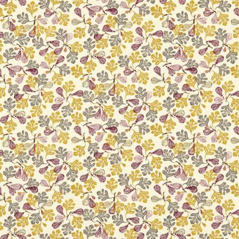 Figs Fabric - Red/Ochre (223426) - Sanderson Emma Bridgewater Fabrics ...