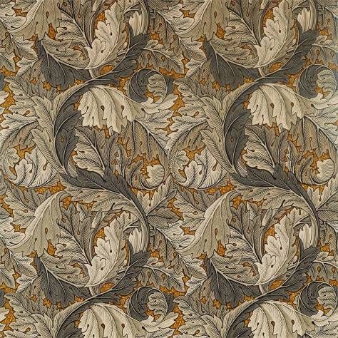 William Morris & Co Archive IV The Collector Fabrics Acanthus Fabric - Mustard/Grey - DMA4226400 - Image 1