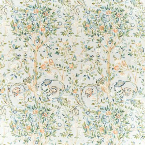William Morris & Co Archive V Melsetter Fabrics Melsetter Fabric - Grey - DM5F226600 - Image 1
