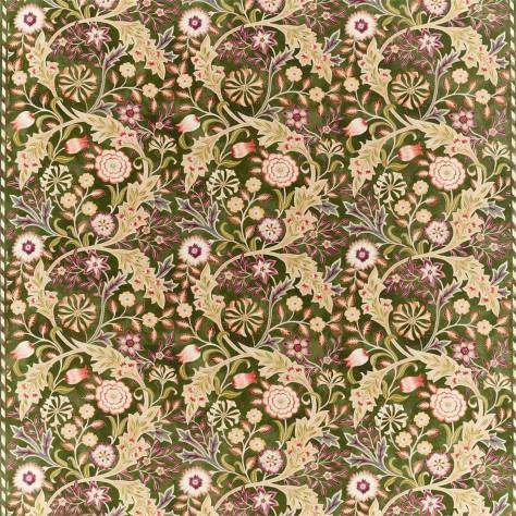 William Morris & Co Archive V Melsetter Fabrics Wilhelmina Fabric - Moss - DM5F226605 - Image 1
