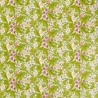 Leicester Fabric - Sour Green/Plum