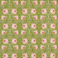 Pimpernel Fabric - Sap Green/Strawberry