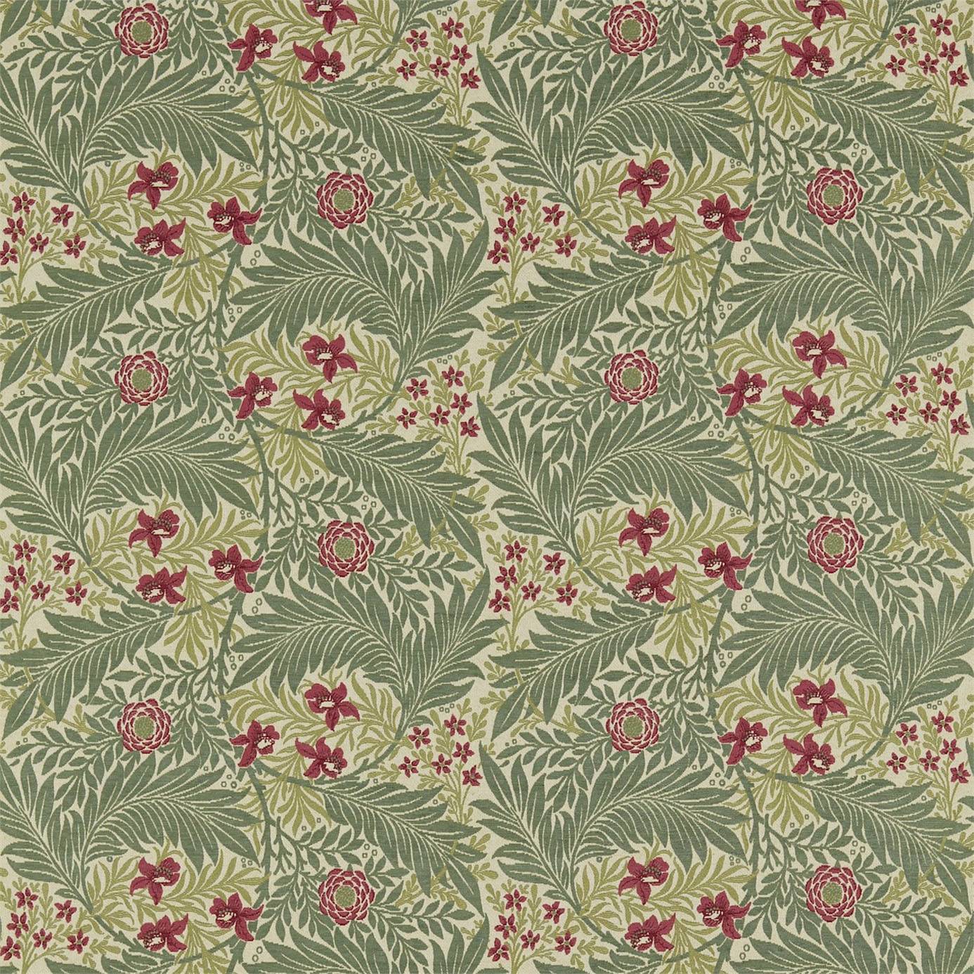 Larkspur Fabric - Privet/Rose (DKELLA301) - William Morris & Co Pimpernel Fabrics Collection