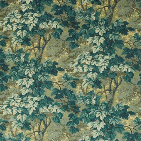 Zoffany Antiquary Fabrics Richmond Park Velvet Fabric - Evergreen - ZAQF322701 - Image 1