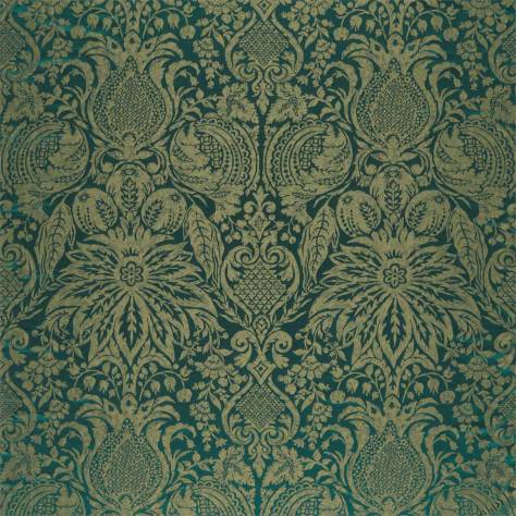 Mitford Weave Fabric - Malachite (ZDAF333101) - Zoffany Damask - The ...