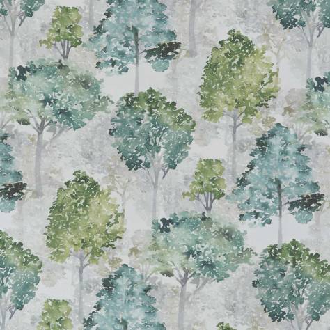 Ashley Wilde New Forest Fabrics Rosewood Fabric - Lime - ROSEWOODLIME - Image 1