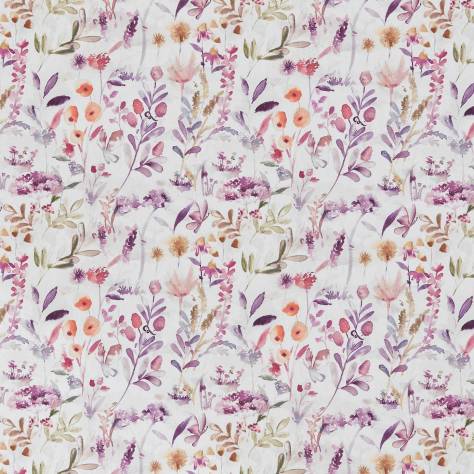 Ashley Wilde New Forest Fabrics Winsford Fabric - Berry - WINSFORDBERRY - Image 1