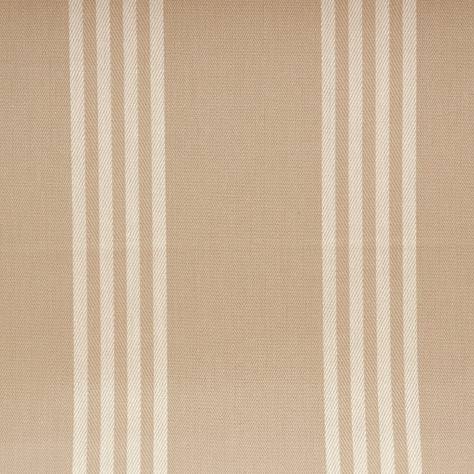 Clarke & Clarke Ticking Stripes Fabrics Marlow Fabric - Natural - F0422/03 - Image 1
