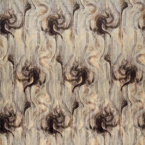 Clarke & Clarke Dimora Fabrics Tessuto Fabric - Nero/Silver - F1552/03 - Image 1