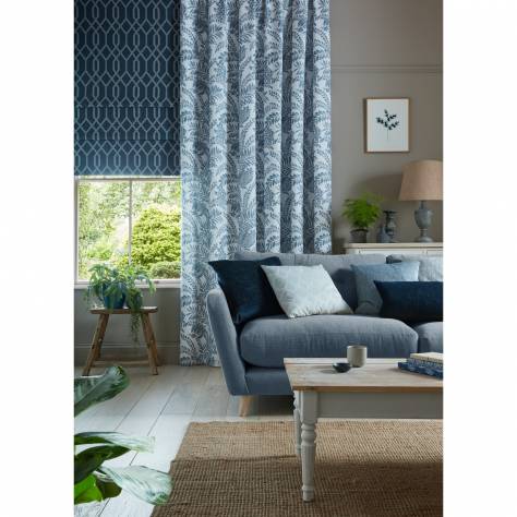 Porter & Stone Hampstead Fabrics Charterhouse Fabric - Blue - charterhouse-blue - Image 4