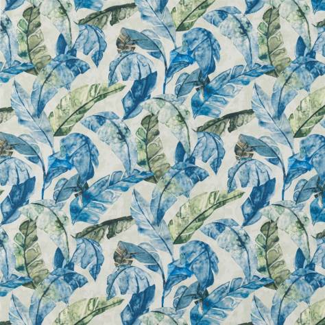 Beaumont Textiles Urban Jungle Fabrics Malalo Fabric - Azure - malalo-azure - Image 1