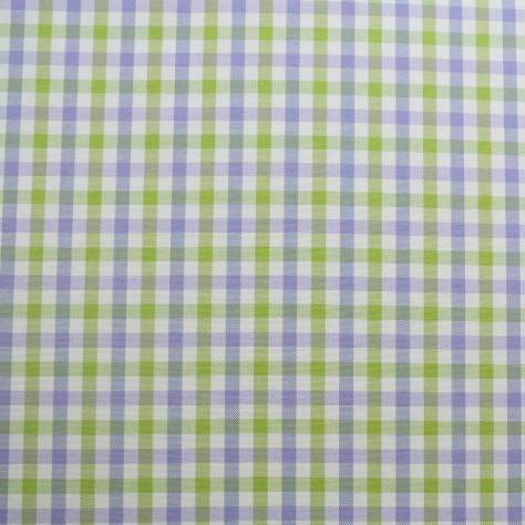 OUTLET SALES All Fabric Categories Hereford Fabric - Green/Lilac - HER001 - Image 1