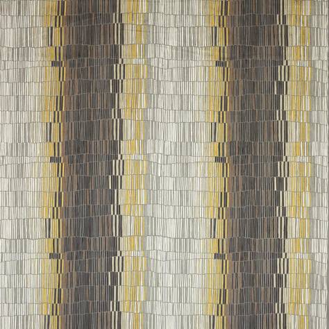Jane Churchill Atmosphere V Fabrics Cortez Fabric - Black/Gold - J937F/02 - Image 1