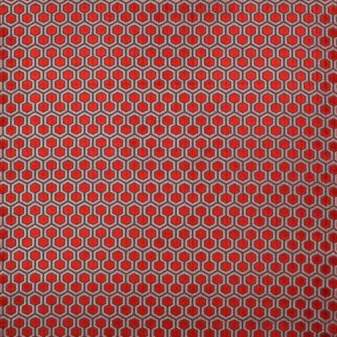 Jane Churchill Lexi Fabrics Gerswin Fabric - Red - J0074-01