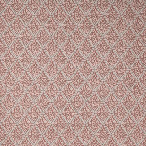 Jane Churchill Kingswood Fabrics Hillier Fabric - Red - J0126-01 - Image 1