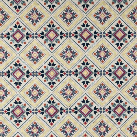 Jane Churchill Kingswood Fabrics Minerva Fabric - Multi - J0130-03 - Image 1
