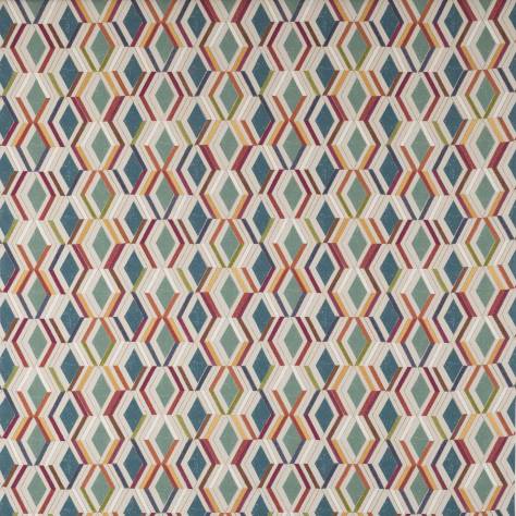Jane Churchill Kingswood Fabrics Luna Fabric - Multi - J0137-02 - Image 1