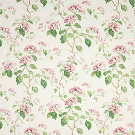 Colefax & Fowler  Classic Prints II Summerby Cotton Fabric - Pink/Green - F4405/01 - Image 1