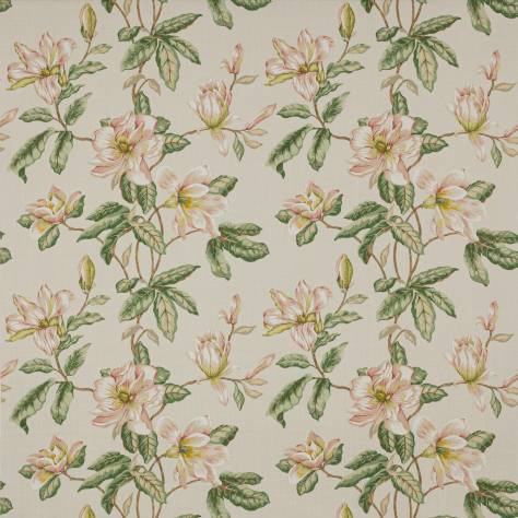 Colefax & Fowler  Cristabel Fabrics Imogen Fabric - Pink/Green - F4778-02 - Image 1
