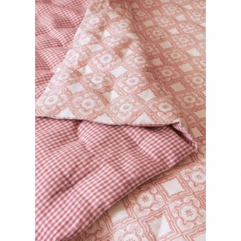 Colefax & Fowler  Lamorna Fabrics Minack Check Fabric - Pink - F4143-09 - Image 3