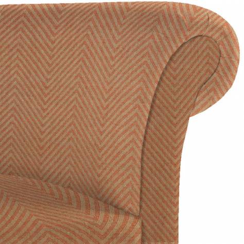Linwood Fabrics Fable Weaves Kitsune Fabric - Terracotta - LF1930C/002 - Image 3