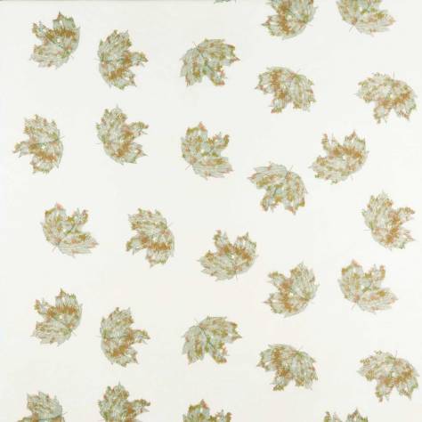 Osborne & Little Sketchbook Fabrics Sycamore Sheer Fabric - Duck Egg - F7372-01 - Image 1