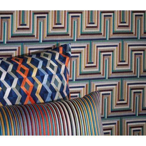Osborne & Little Jive by Margo Selby Fabrics Carioca Fabric - 02 - F7721-02 - Image 3