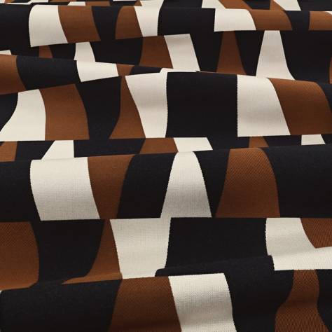 Black Edition Muoto Fabrics  Arku Fabric - Copper - 9133/02 - Image 2