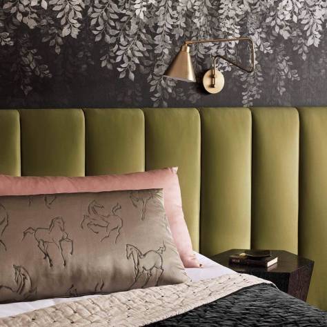 Zoffany Kensington Walk Wallpapers Tyndall Wallpaper - Vine Black - ZHIW313002